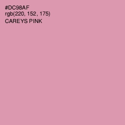 #DC98AF - Careys Pink Color Image